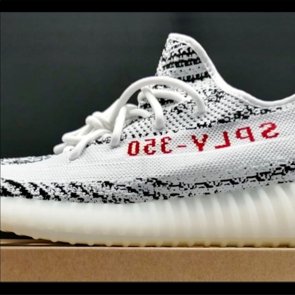 Yeezy Shoes - Pair of Yeezy Zebra Boost 350